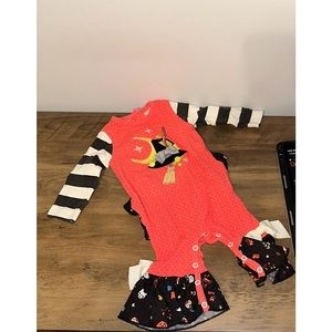 Halloween, pumpkin Romper